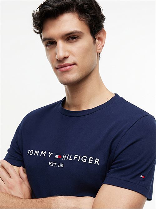 tommy logo tee TOMMY HILFIGER | MW0MW11797DCC